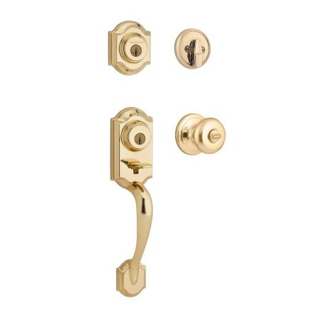 Kwikset PB Montara Handleset 553MNHHXJ 3 SMT CP